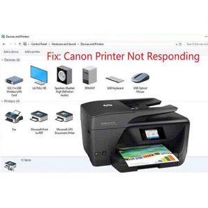 Fixing canon printer not responding
