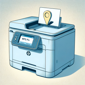 Locating the HP Printer WPS PIN Location