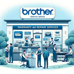 Warranty and repair services by brother